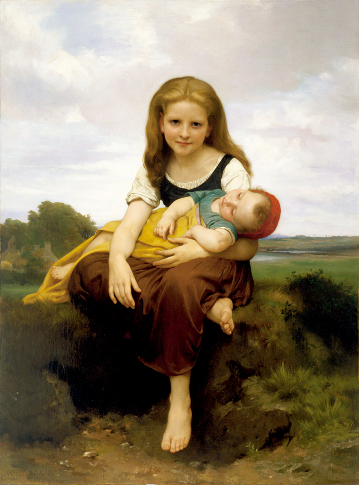  阿道夫·布格罗 Adolphe Bouguereau —— 大姐姐